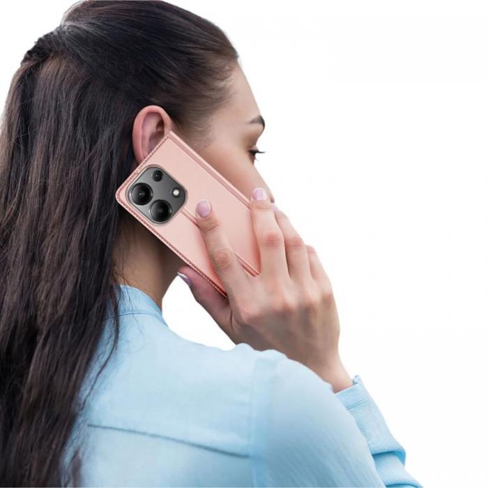 Dux Ducis - Dux Ducis Xiaomi Redmi Note 13 4G Plnboksfodral Skin Pro - Rosa