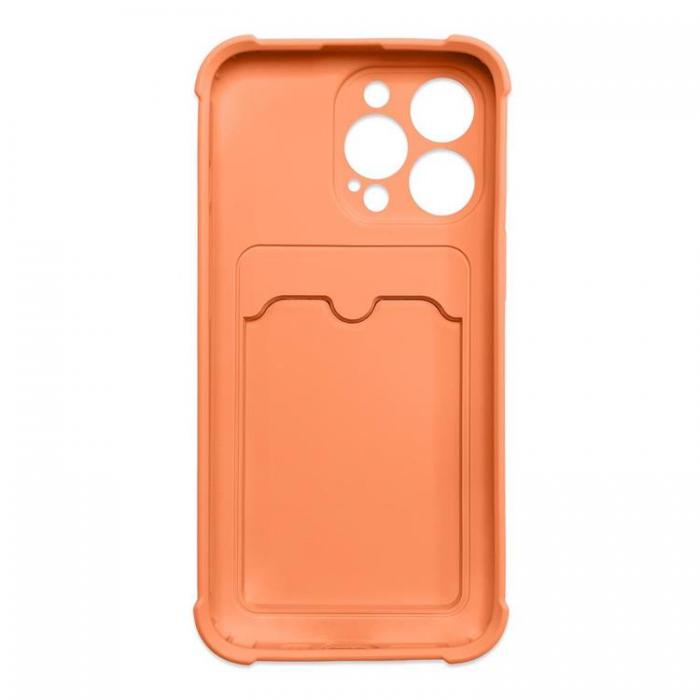 OEM - Armor iPhone 13 Pro Max Skal med Korthllare - Orange