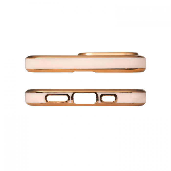 OEM - iPhone 12 Pro Max Skal Lighting Med Gelram - Rosa