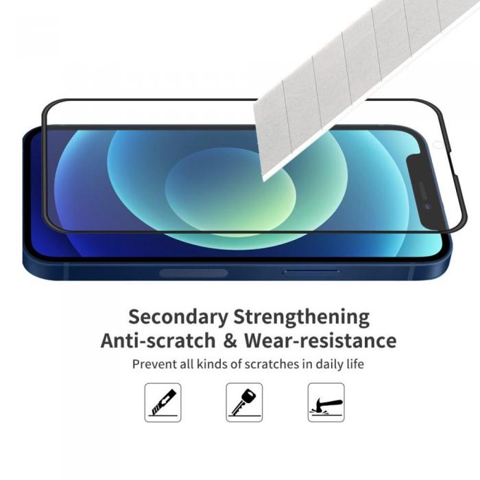 A-One Brand - [2-PACK] Skrmskydd iPhone 14 Plus Kameralinsskydd i Hrdat glas Svart