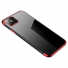 A-One Brand - Galaxy S21 Ultra 5G Mobilskal TPU Clear Color - Röd