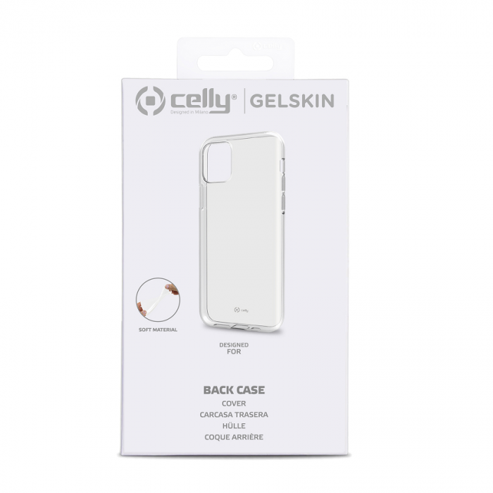 UTGATT1 - Celly Gelskin - Mobilskal iPhone 12 & 12 Pro - Clear