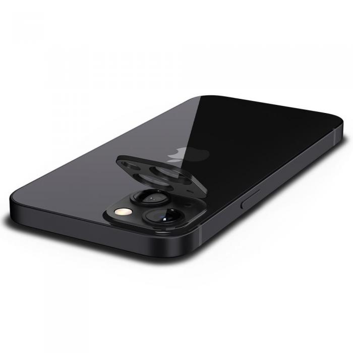 Spigen - Spigen Optik TR Kameralinsskydd i Hrdat Glas 2-Pack iPhone 13 / 13 Mini