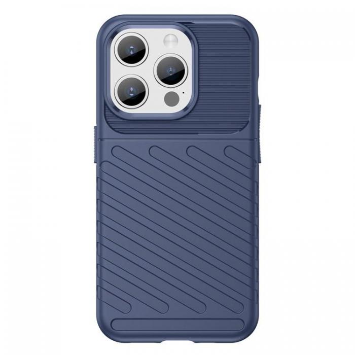 A-One Brand - iPhone 15 Pro Mobilskal Twill Thunder - Bl