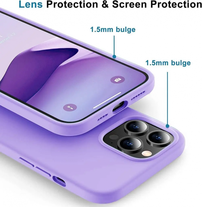 SiGN - SiGN iPhone 14 Pro Max Skal Liquid Silicone - Lavender