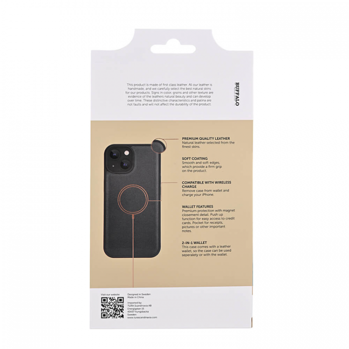 GEAR - Gear iPhone 15 Plnboksfodral Magsafe - Svart