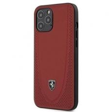 Ferrari - Ferrari Case iPhone 12 Pro Max Skal Off Track Perforated Röd