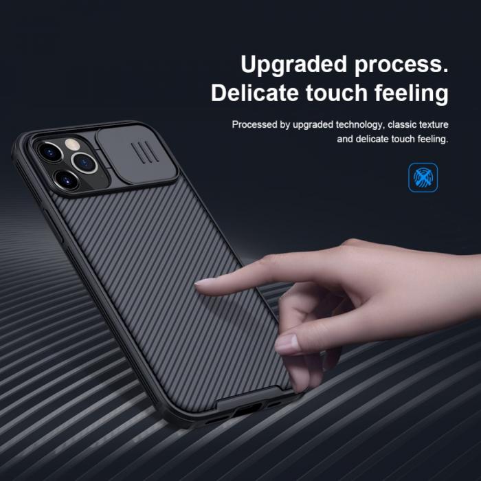 UTGATT1 - NILLKIN CamShield Mobilskal iPhone 12 & 12 Pro - Svart