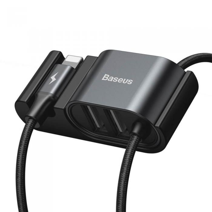 UTGATT5 - Baseus Special Datakabel bakste USB lightning + 2x USB HUB
