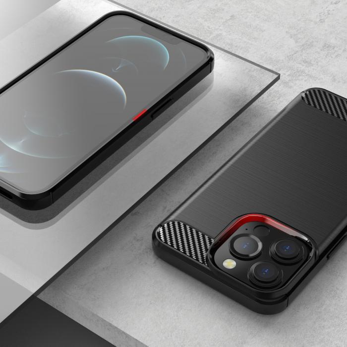 Nillkin - Nillkin Synthetic Fiber Carbon Skal iPhone 13 Pro - Svart