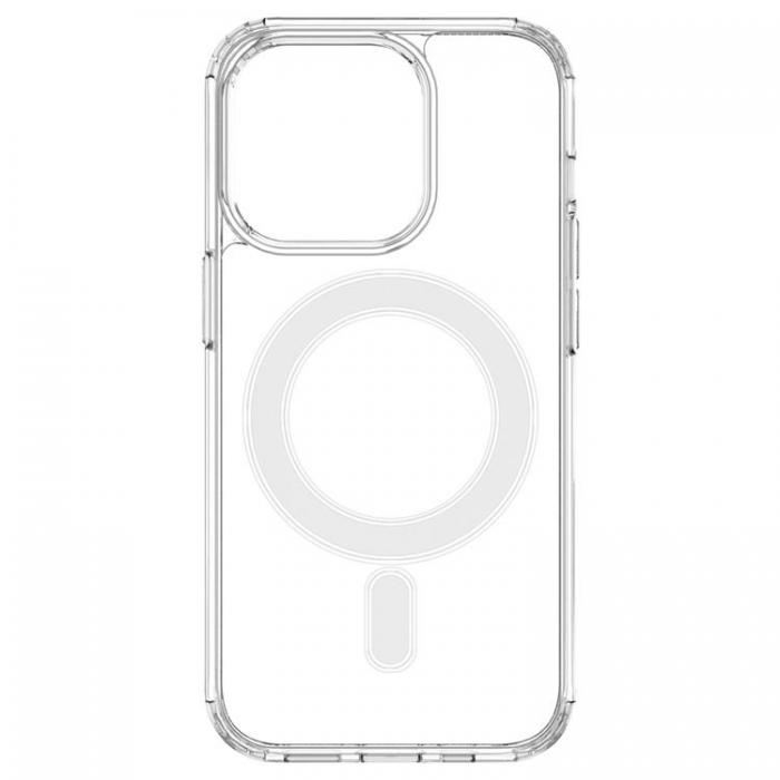 OEM - iPhone 15 Pro Max Mobilskal Magsafe Armored Gel - Transparent