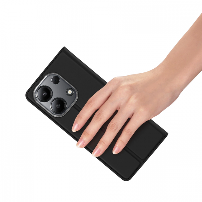 Dux Ducis - Dux Ducis Xiaomi Redmi Note 13 4G Plnboksfodral Skin Pro - Svart