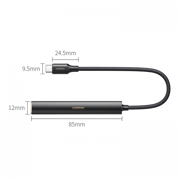 Ugreen - Ugreen CM545 DAC Hrlurar Frstrkare USB-C till 3.5 mm Minijack