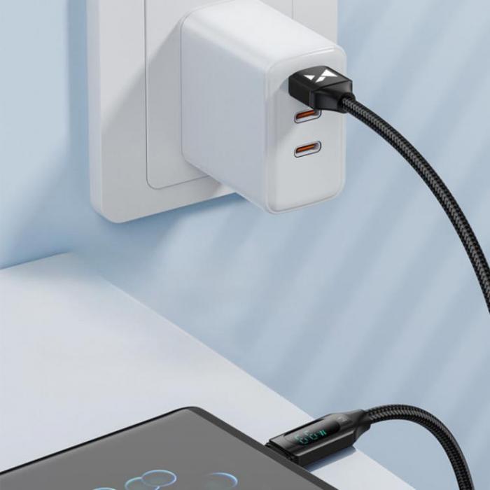 Wozinsky - Wozinsky USB-A till USB-C Kablar (1m) - Svart