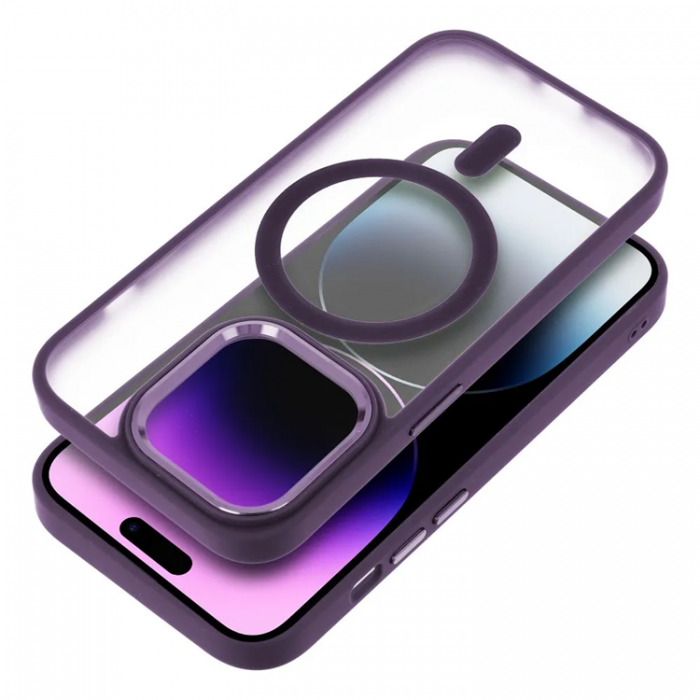 A-One Brand - iPhone 15 Pro Mobilskal Magsafe Matte - Lila