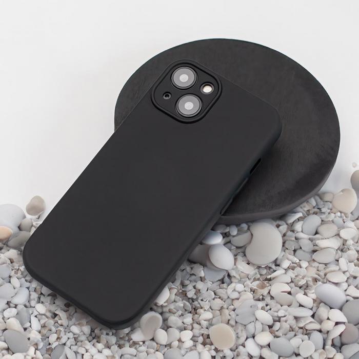 TelForceOne - Silikonfodral Skyddande fr iPhone 13 Mini Svart