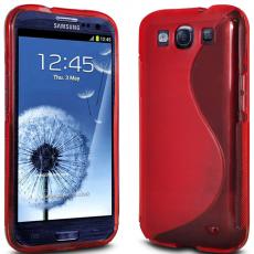 A-One Brand - FlexiCase Skal till Samsung Galaxy S3 i9300 (Röd)