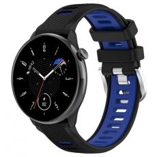 Taltech - Galaxy Watch 6 Classic 43mm Armband - Svart/Blå