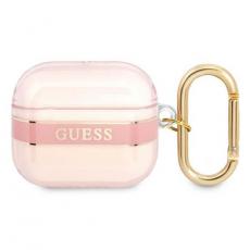 Guess - Guess AirPods 3 Skal Strap Collection - Rosa