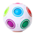 Fidget Toys - Sensory Rubiks Fidget Ball - Magic Cube - Rainbow