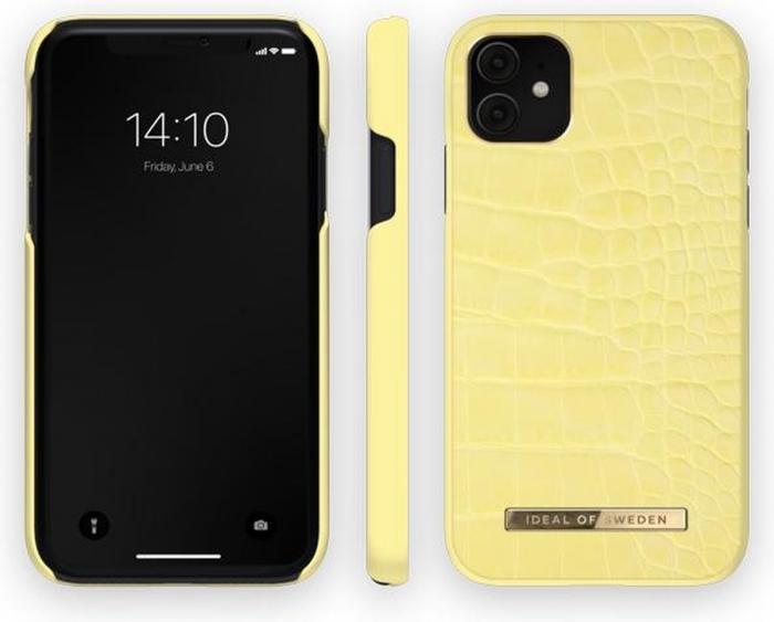 UTGATT5 - iDeal Atelier Skal iPhone 11/XR - Lemon Croco