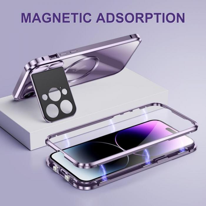 Boom of Sweden - BOOM iPhone 14 Pro Max Mobilskal Magsafe Metall Frame - Lila