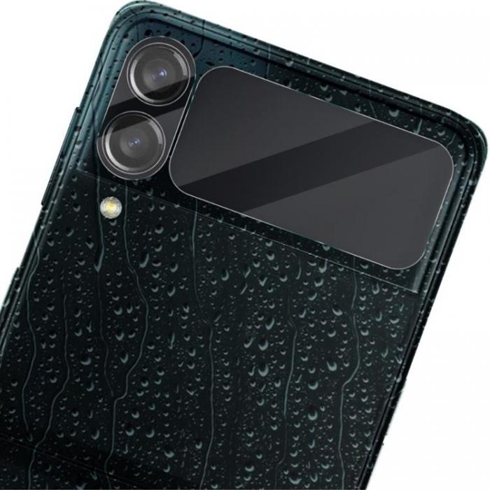 A-One Brand - [2-Pack] Galaxy Z Flip 4 Kameralinsskydd i Hrdat glas HD - Clear