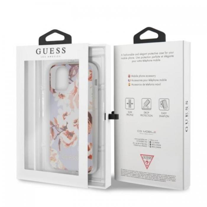 Guess - GuessN  2 Flower Collection SkaliPhone 11 Pro Max- Lila