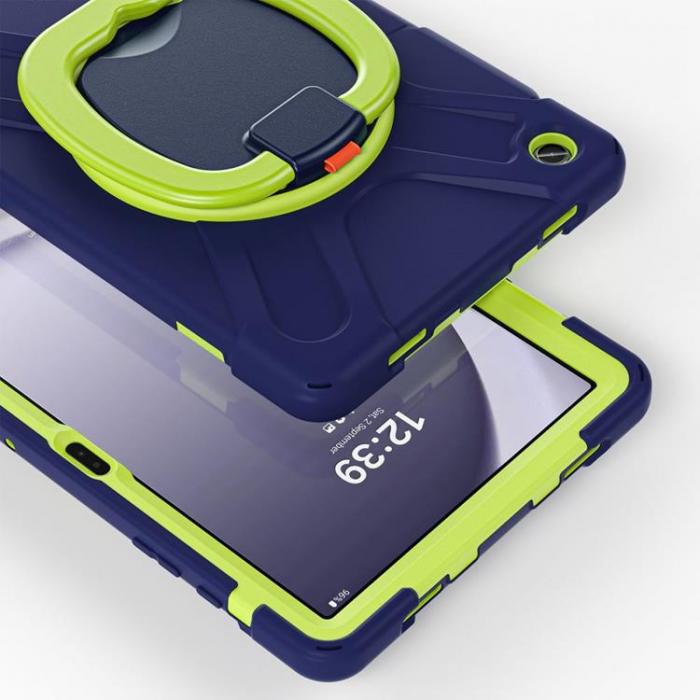 Tech-Protect - Tech-Protect Galaxy Tab A9 Plus Fodral X-Armor - Navy/Lime
