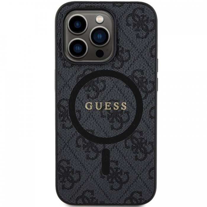 Guess - Guess iPhone 13 Pro Max Mobilskal Magsafe 4G Collection - Svart