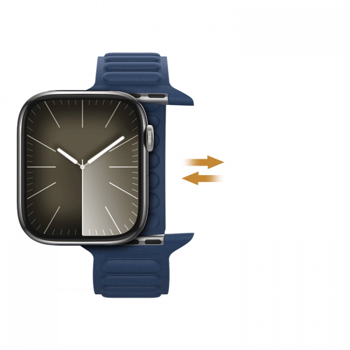 Dux Ducis - Dux Ducis Apple Watch (38/40/41mm) Armband BL Magnetic - Bl
