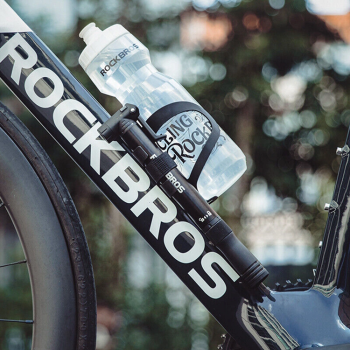 Rockbros - Rockbros handpump fr cykel + skruvmejsel - Svart