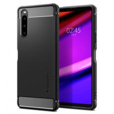 Spigen - Spigen Sony Xperia 10 V Mobilskal Rugged Armor - Matte Svart