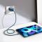 BASEUS - Baseus Vggladdare 20 W Lightning Kabel 1m - Bl