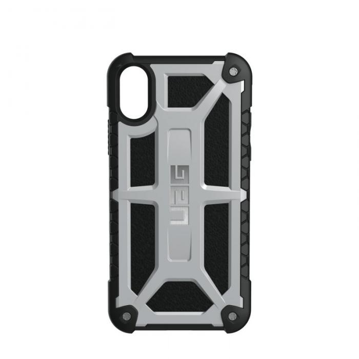 UTGATT5 - UAG iPhone X, Monarch Cover, platinium/svart