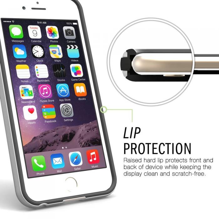 UTGATT5 - Caseology Bumper Frame Skal till Apple iPhone 6 / 6S - Mesh Silver