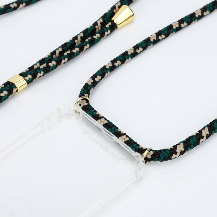 Boom of Sweden - Boom Galaxy S20 mobilhalsband skal - Green Camo Cord