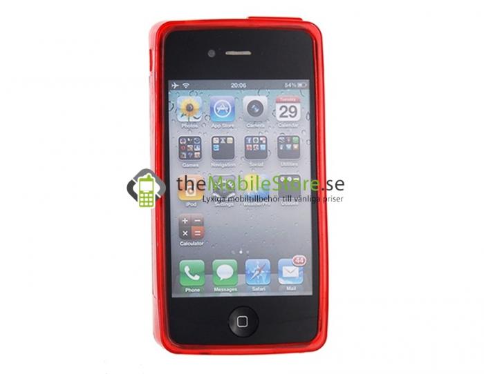 UTGATT1 - FlexiCase Skal till iPhone 4 - Kassett (Red)