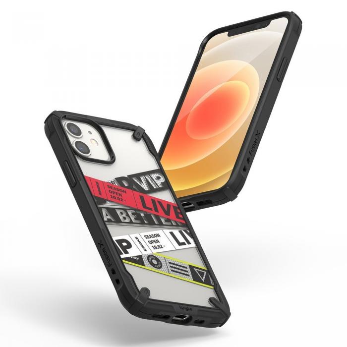 OEM - Ringke Fusion X Durable Skal iPhone 12 Mini - Svart