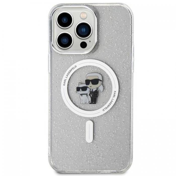 KARL LAGERFELD - KARL LAGERFELD iPhone 15 Pro Max Mobilskal Magsafe Glitter