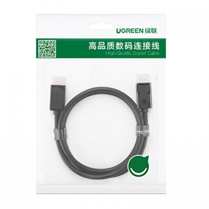 Ugreen - Ugreen DisplayPort Till DisplayPort Kabel 3m - Svart