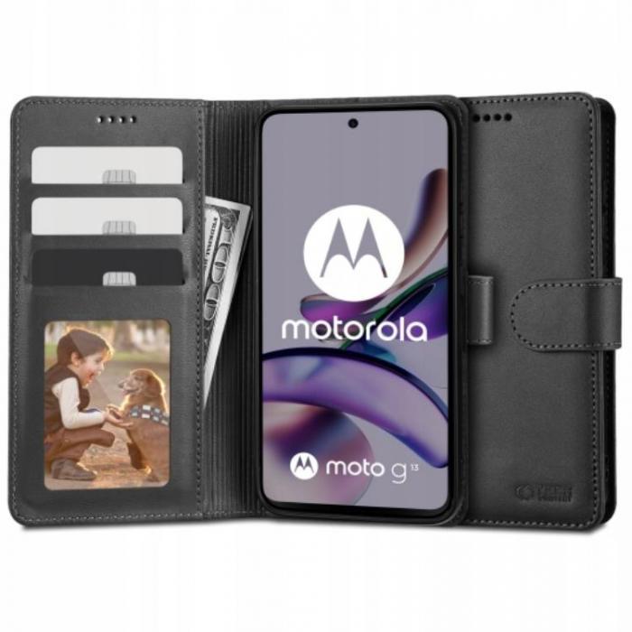 A-One Brand - Tech-Protect Motorola Moto G13/G23/G53 Plnboksfodral - Svart