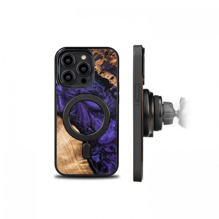 Bewood - Bewood iPhone 13 Pro Max Mobilskal Magsafe Unique Voilet - Svart