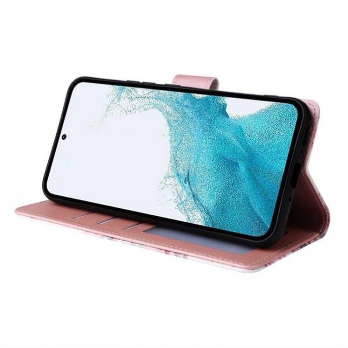 A-One Brand - Tech-Protect Galaxy A15 4G/5G Plnboksfodral Marble - Rosa
