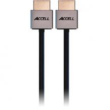 ACCELL - ACCELL ProULTRA Thin, HDMI-kabel, 1.4, ha-ha, 4K, 3D, 1m, svart