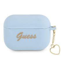 Guess&#8233;Guess Silicone Heart Charm Collection Skal Airpods Pro - Blå&#8233;