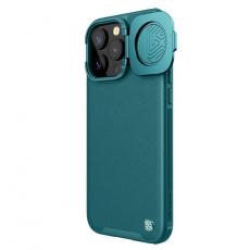 Nillkin - Nillkin iPhone 15 Pro Max Mobilskal Magsafe CamShield Prop - Grön