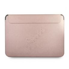 Guess - Guess Saffiano Script Datorfodral 13" - Rosa