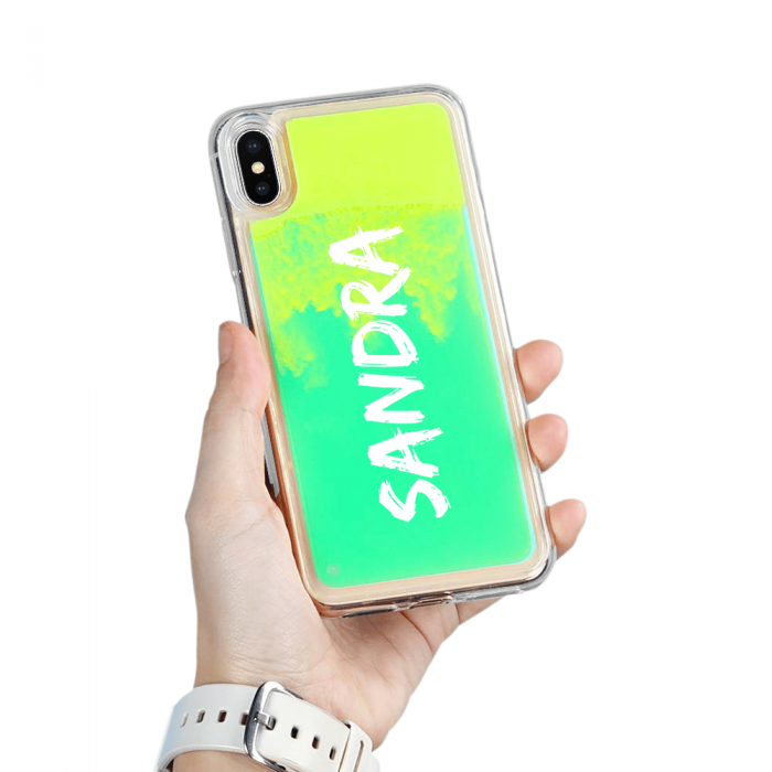 UTGATT5 - Designa Sjlv Neon Sand skal iPhone Xs Max - Grn