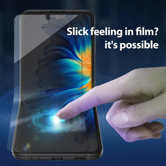 Whitestone - Whitestone Galaxy Z Flip 4 Hrdat Glas Skrmskydd Premium Gen Film
